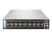 HPE StoreFabric SN2100M 100GbE 16 QSFP28 Half Width - Kytkin - L3 - Hallinnoitu - 16 x 100 Gigabit QSFP28 - telineeseen asennettava malleihin HPE J2000; Apollo 4200, 4200 Gen10 Q2F23A