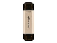 Transcend JetFlash 930C - USB Flash-asema - 256 Gt - USB 3.2 Gen 1 / USB-C - kulta TS256GJF930C