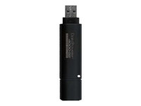Kingston DataTraveler 4000 G2 Management Ready - USB Flash-asema - salattu - 64 Gt - USB 3.0 - FIPS 140-2 Level 3 - TAA-yhteensopiva DT4000G2DM/64GB